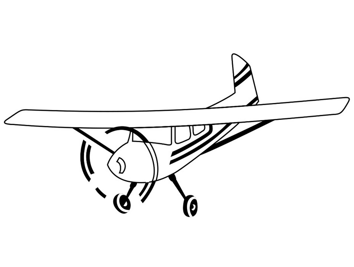 Tranh tô màu máy bay số 114 Tranh tô màu máy bay số 114