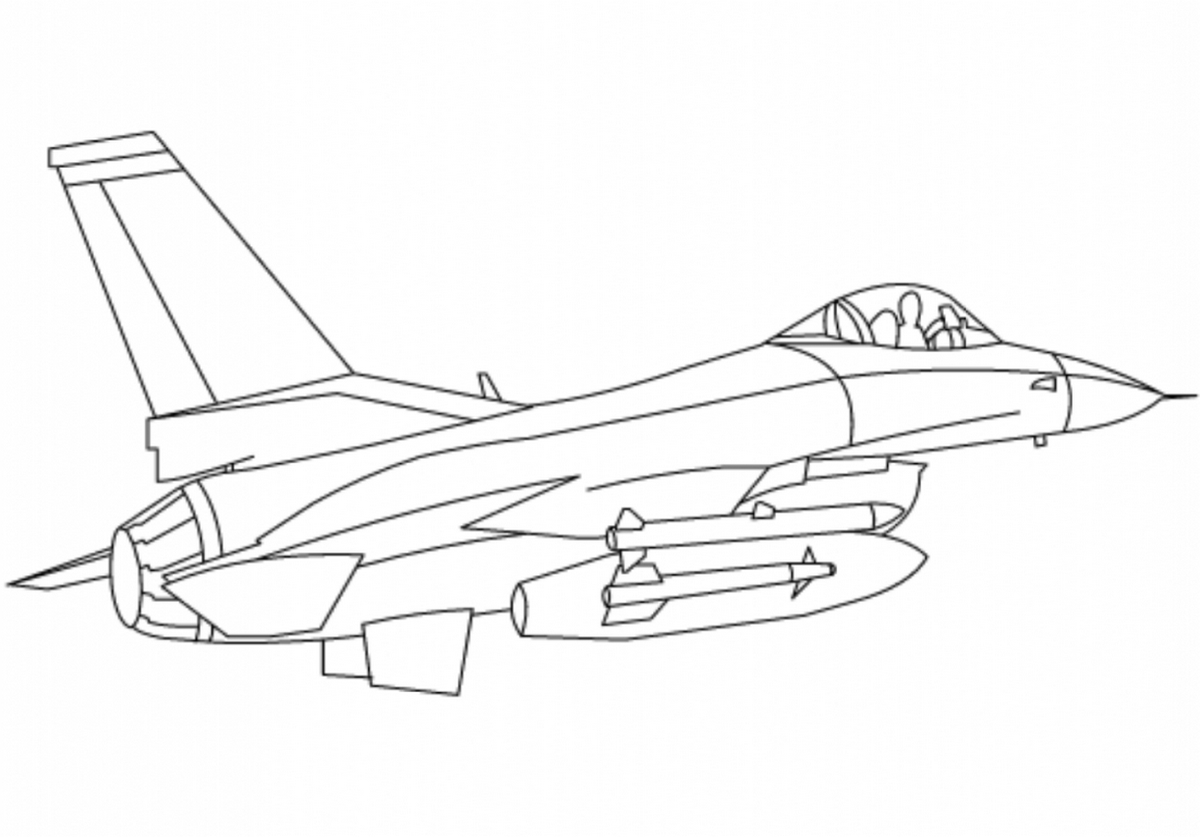 Tranh tô màu máy bay số 116 Tranh tô màu máy bay số 116