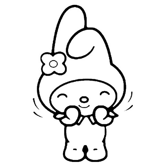 Tranh tô màu Medoly dễ thương số 37 Tranh tô màu Medoly dễ thương số 37