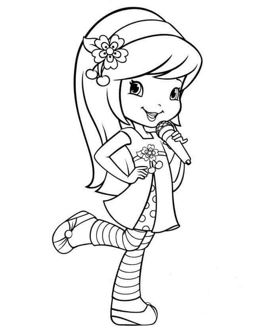 Tranh tô màu nghề nghiệp ca sĩ