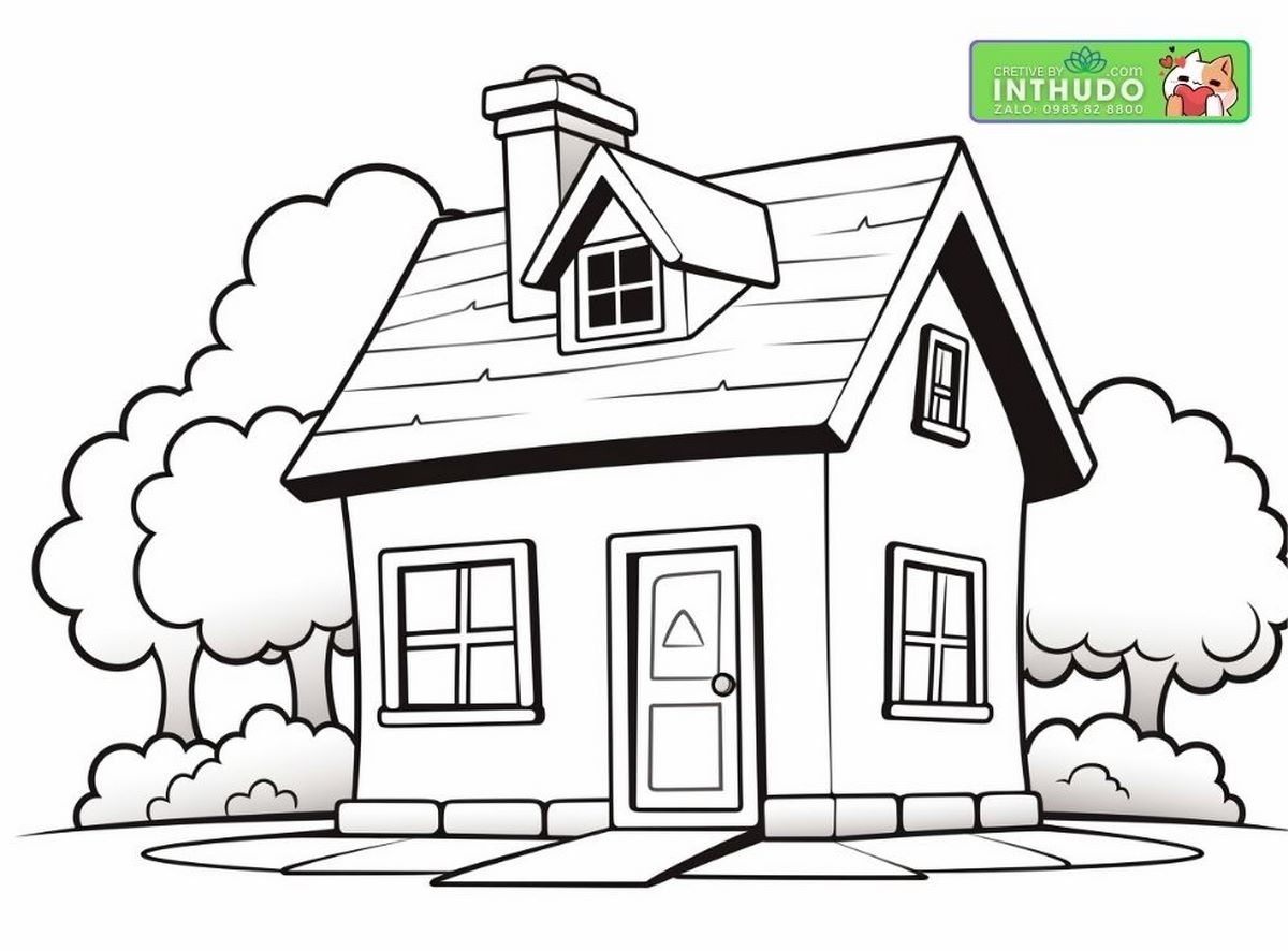 Tranh tô ngôi nhà biệt thự số 83