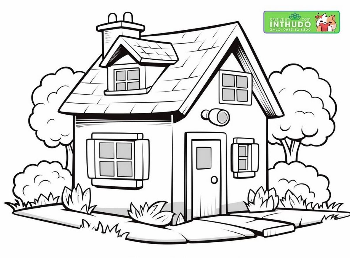 Tranh tô ngôi nhà biệt thự số 81