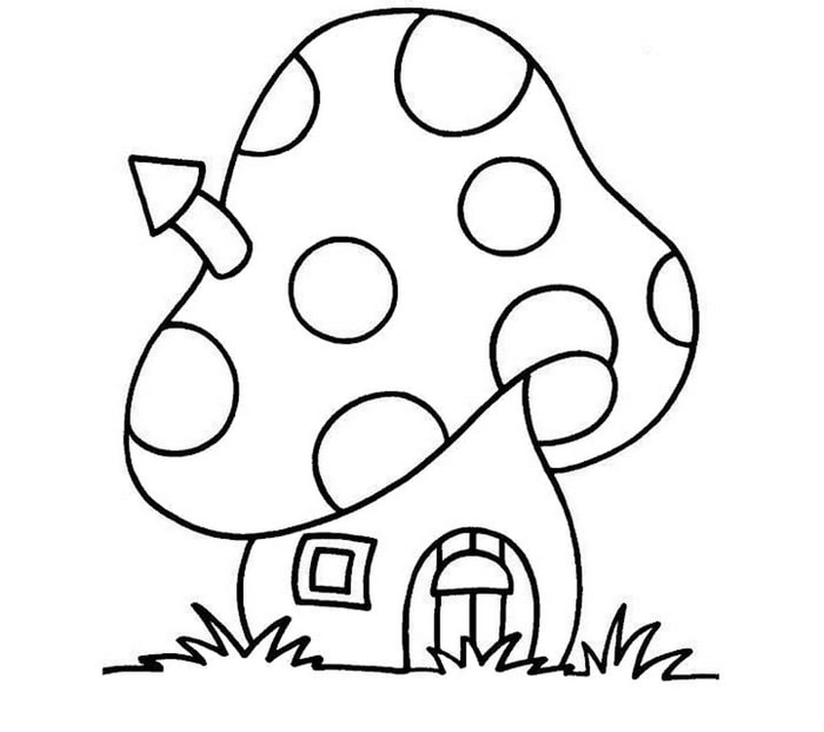 Tranh tô ngôi nhà cho bé 4-5 tuổi số 32