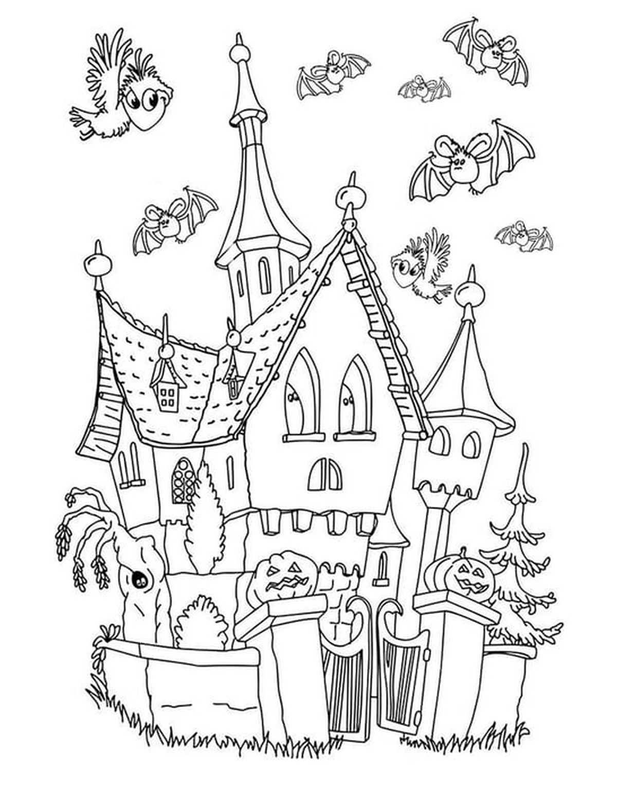 Tranh tô ngôi nhà biệt thự số 15