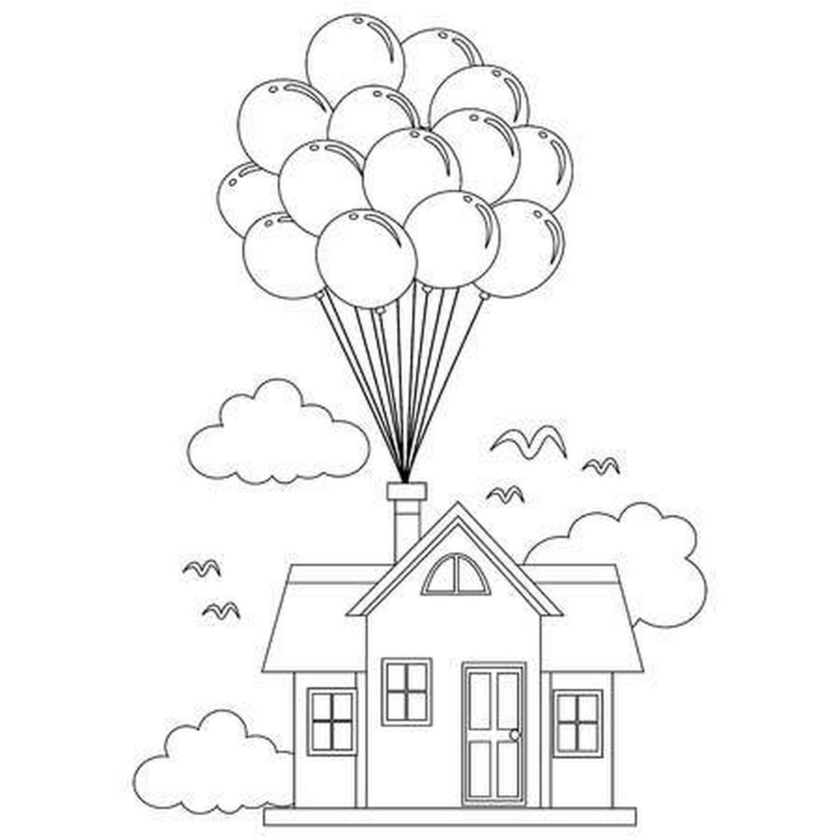 Tranh tô ngôi nhà biệt thự số 33