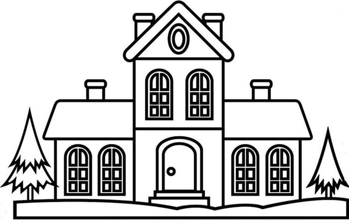 Tranh tô ngôi nhà biệt thự số 43