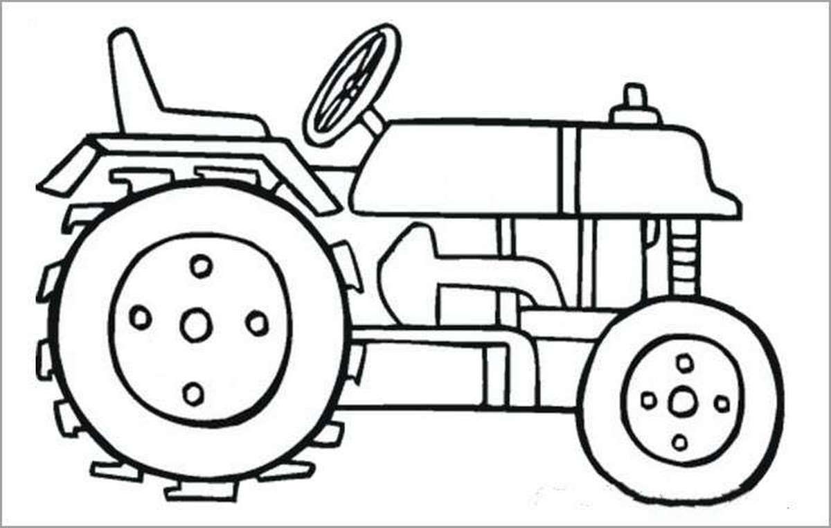 Tranh tô màu ô tô số 6