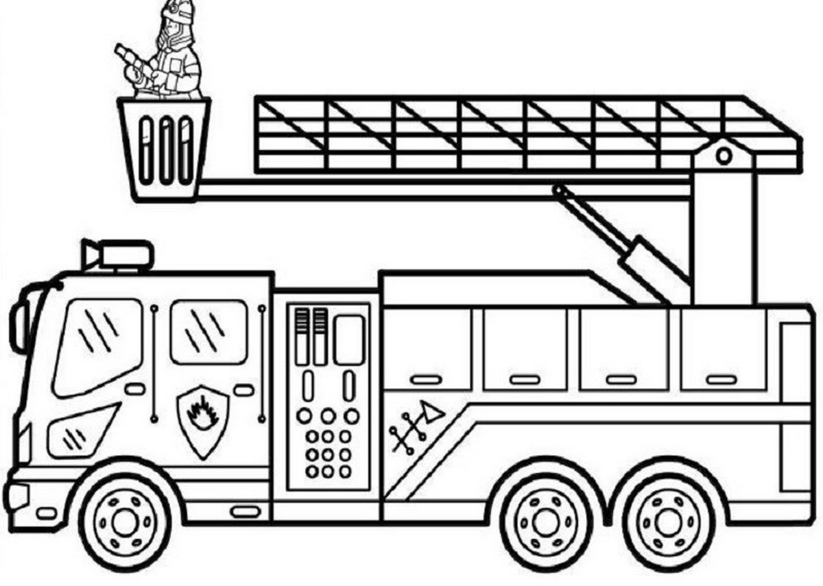 Tranh tô màu ô tô số 4