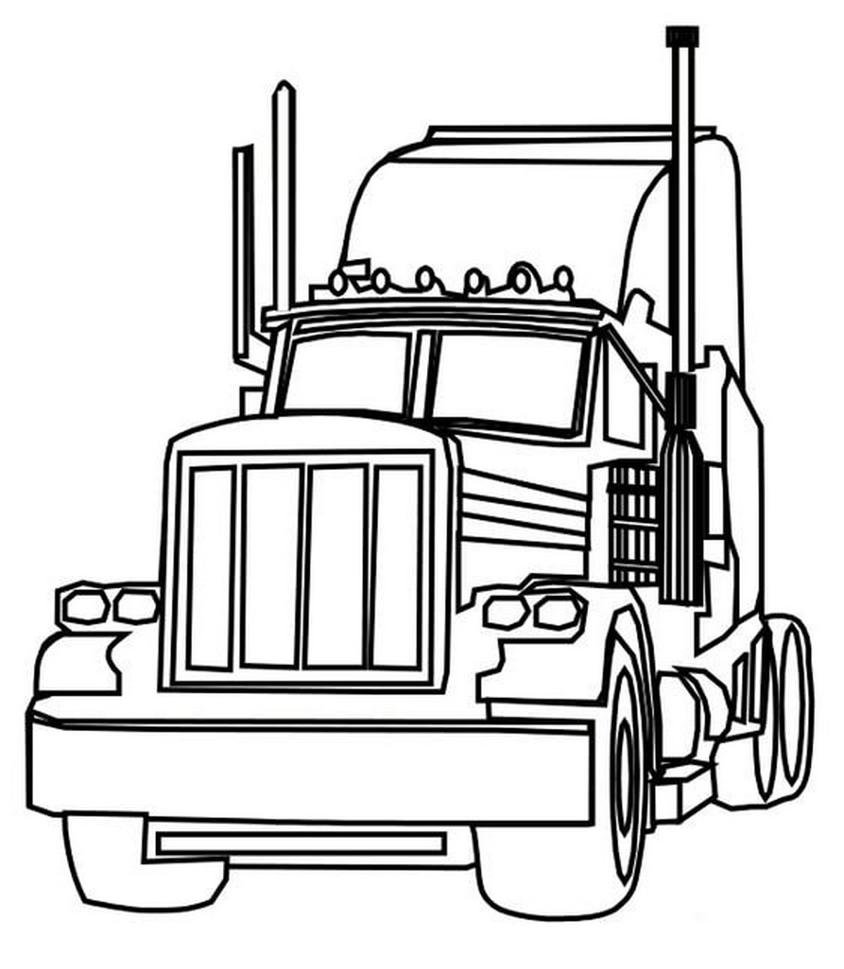 Tranh tô màu ô tô số 14