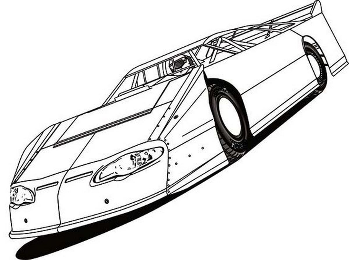 Tranh tô màu ô tô siêu xe số 13