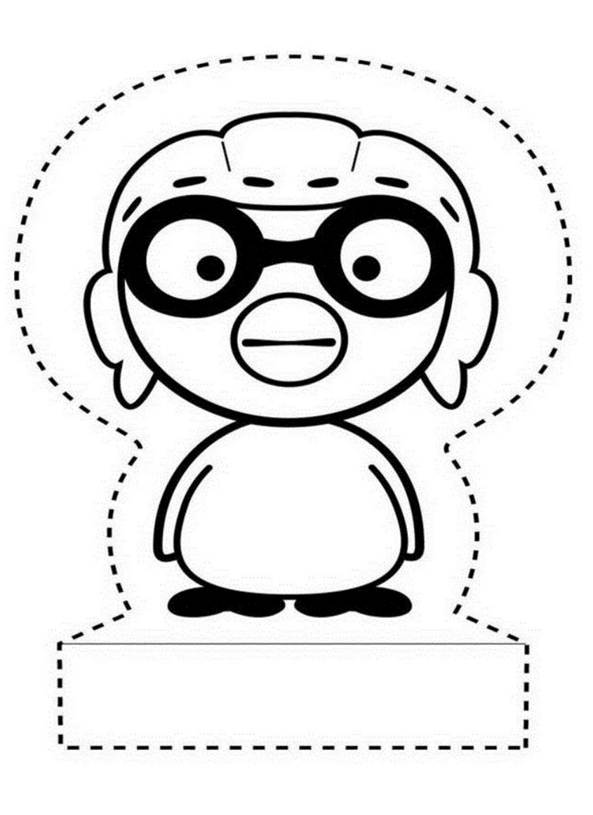 Tranh tô màu Pororo - 2