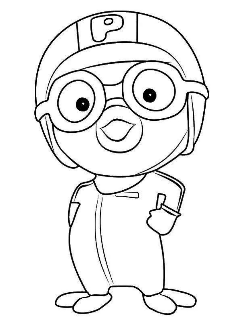 Tranh tô màu Pororo - 3