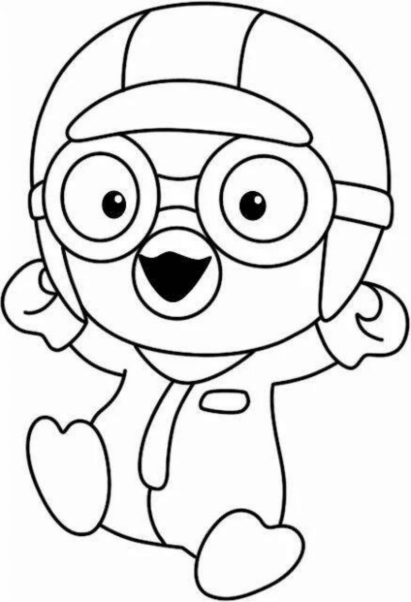 Tranh tô màu Pororo - 5