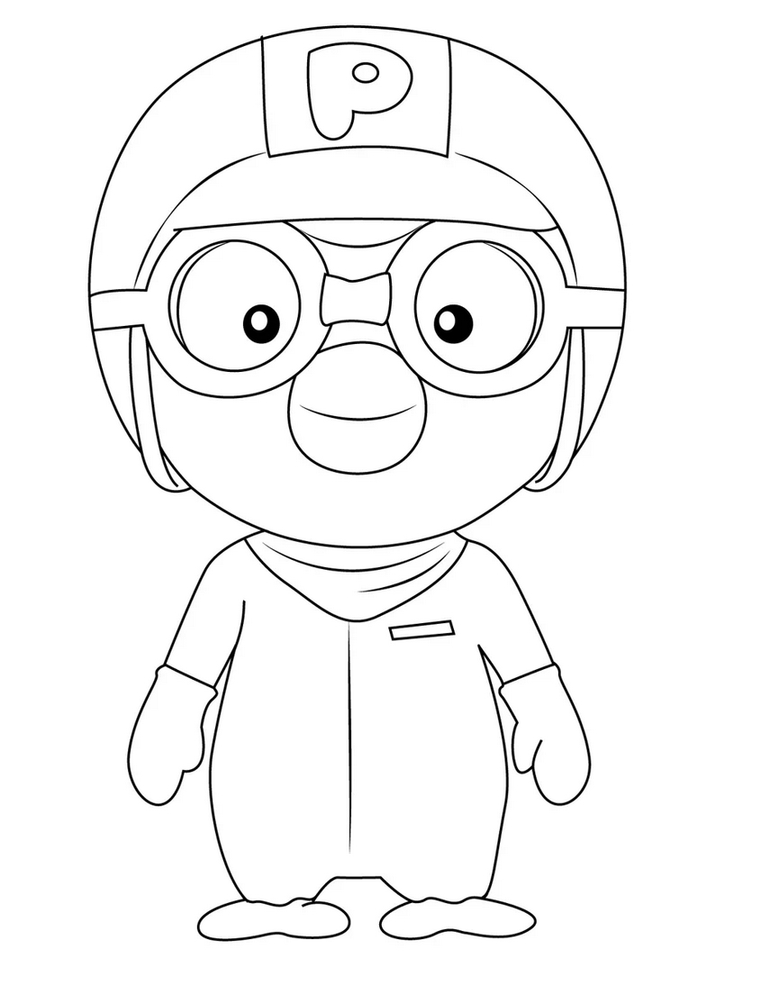 Tranh tô màu Pororo - 6