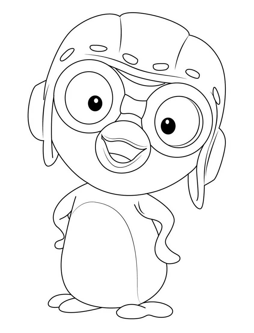 Tranh tô màu Pororo - 9