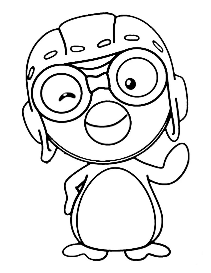 Tranh tô màu Pororo - 13