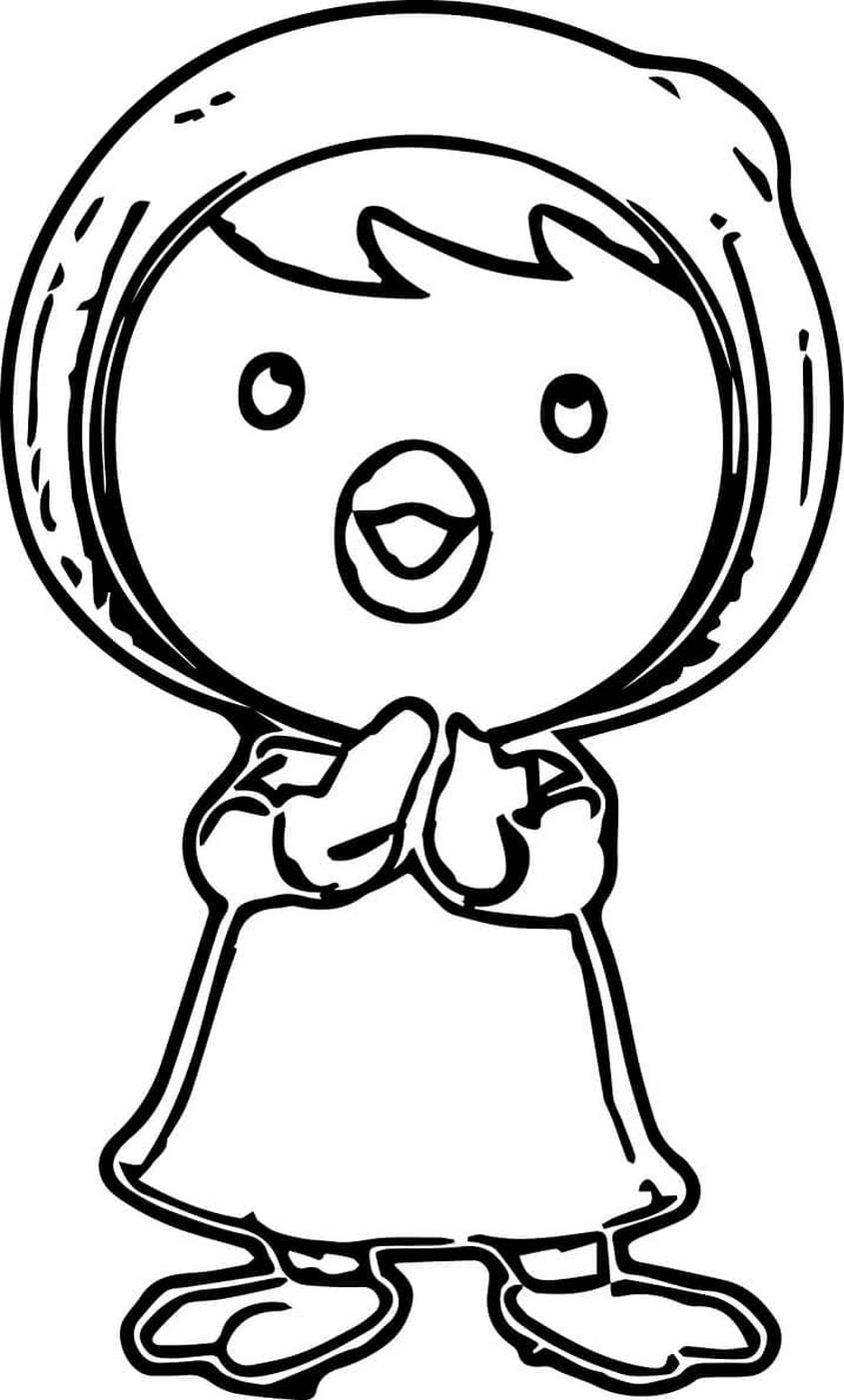 Tranh tô màu Pororo - 19