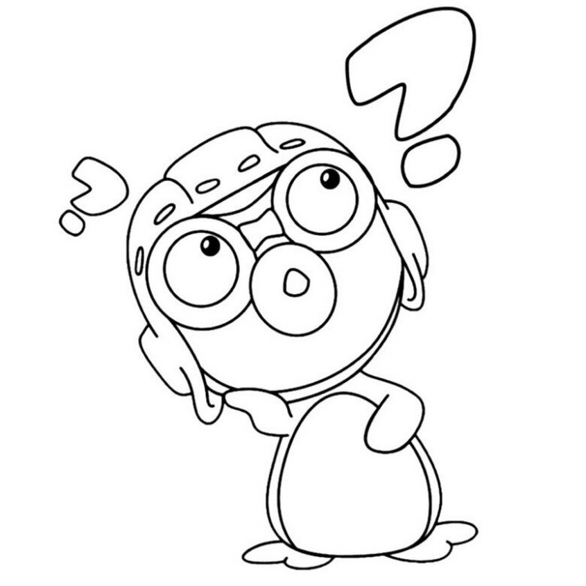 Tranh tô màu Pororo - 21