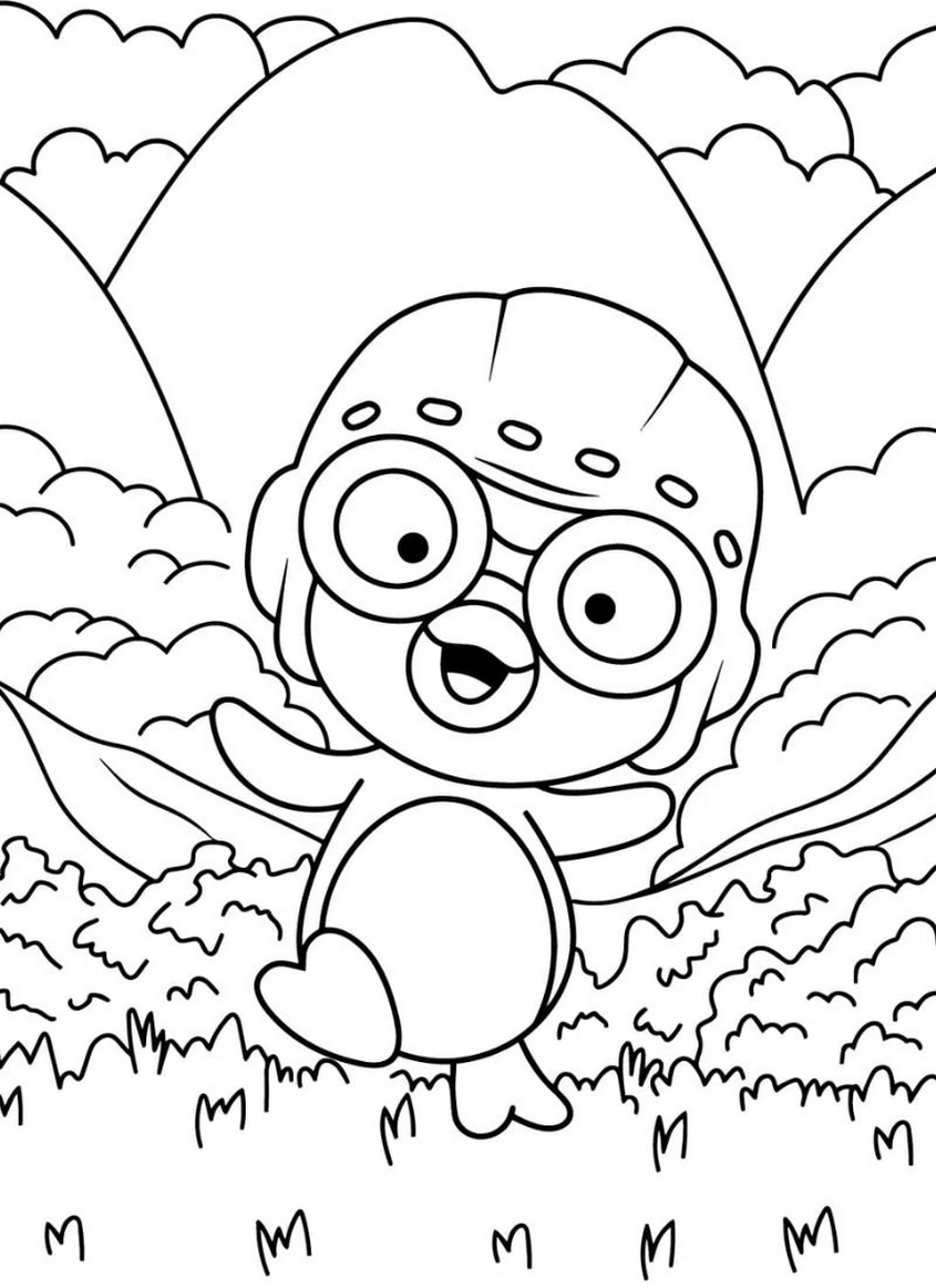 Tranh tô màu Pororo - 26