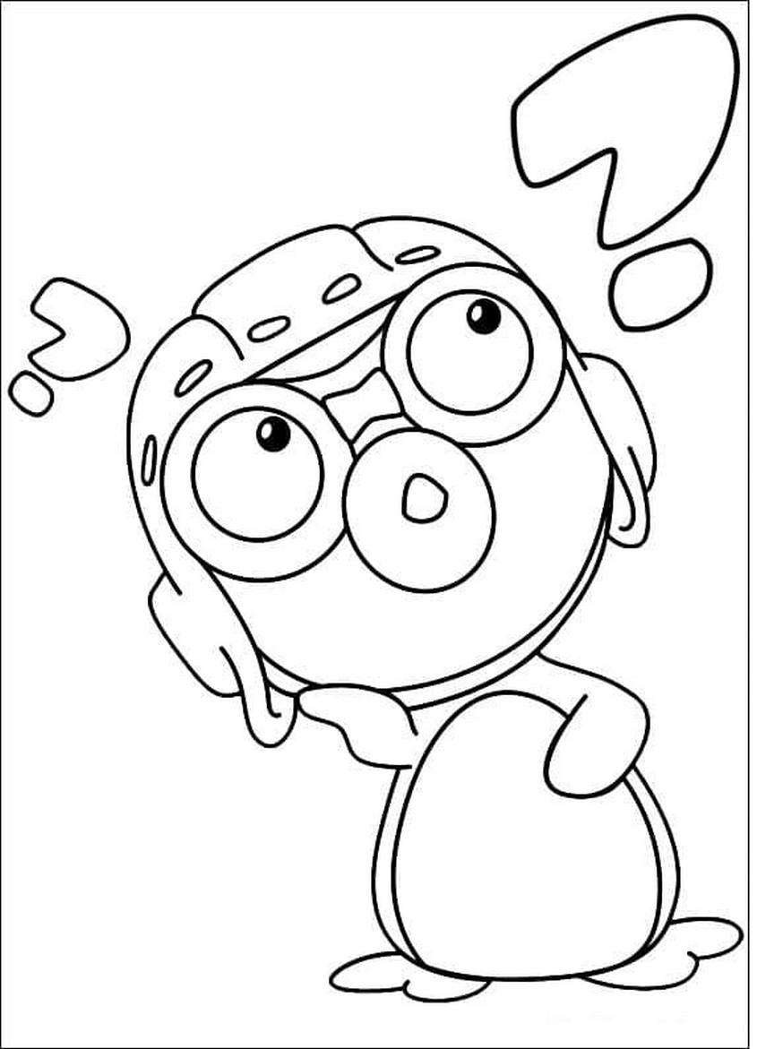 Tranh tô màu Pororo - 27