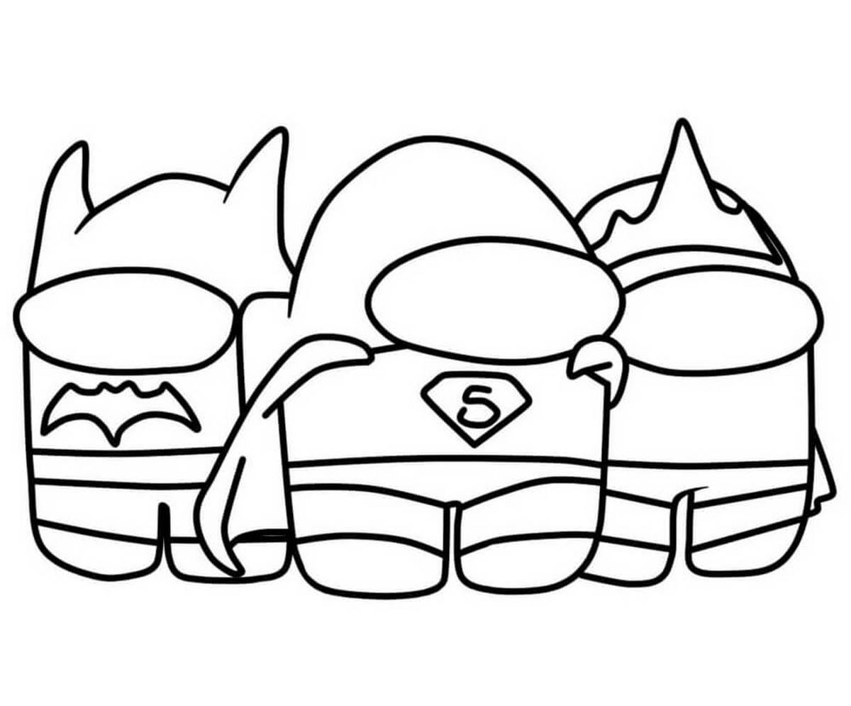 Tranh tô màu siêu nhân