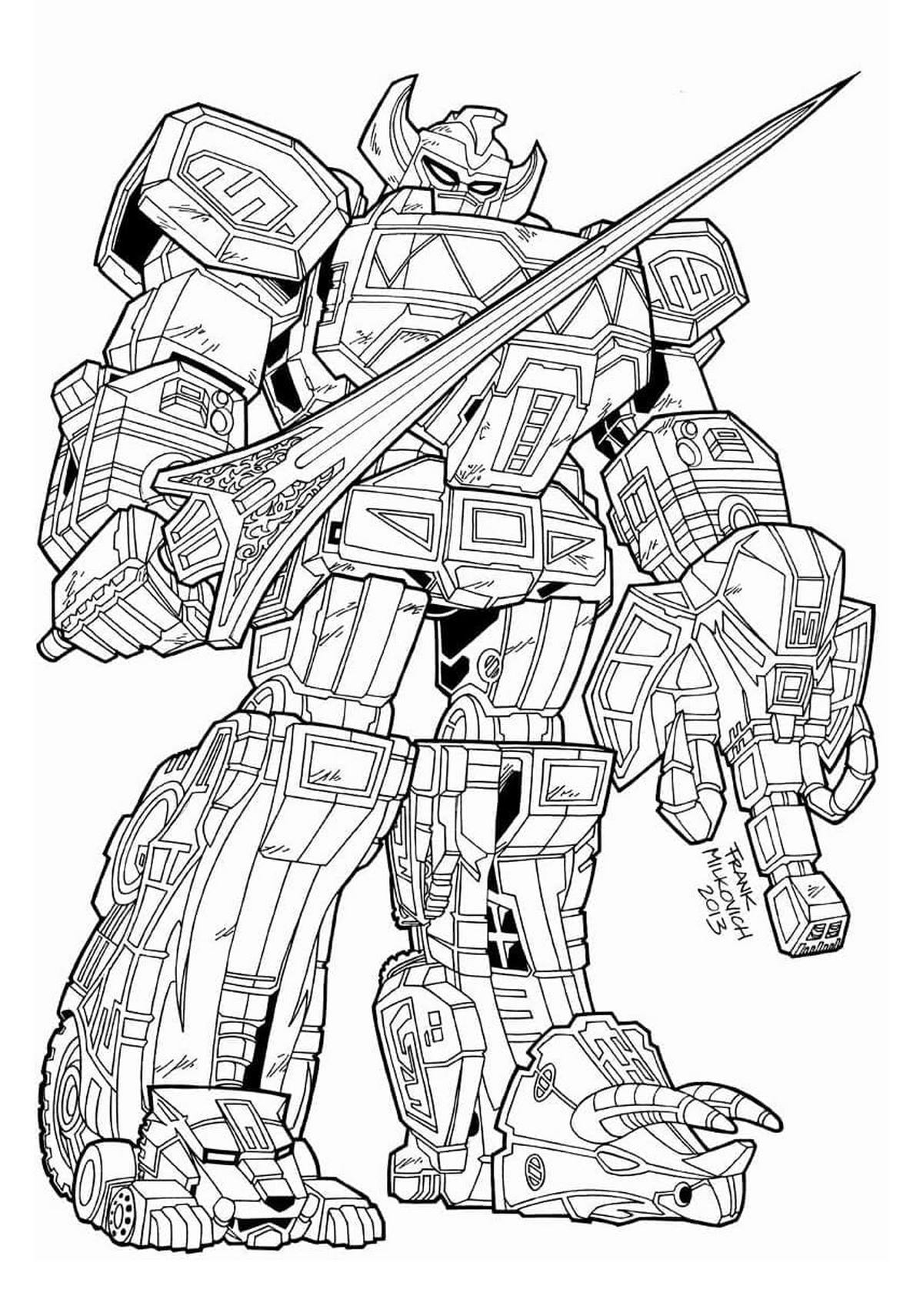 Tranh tô màu siêu nhân