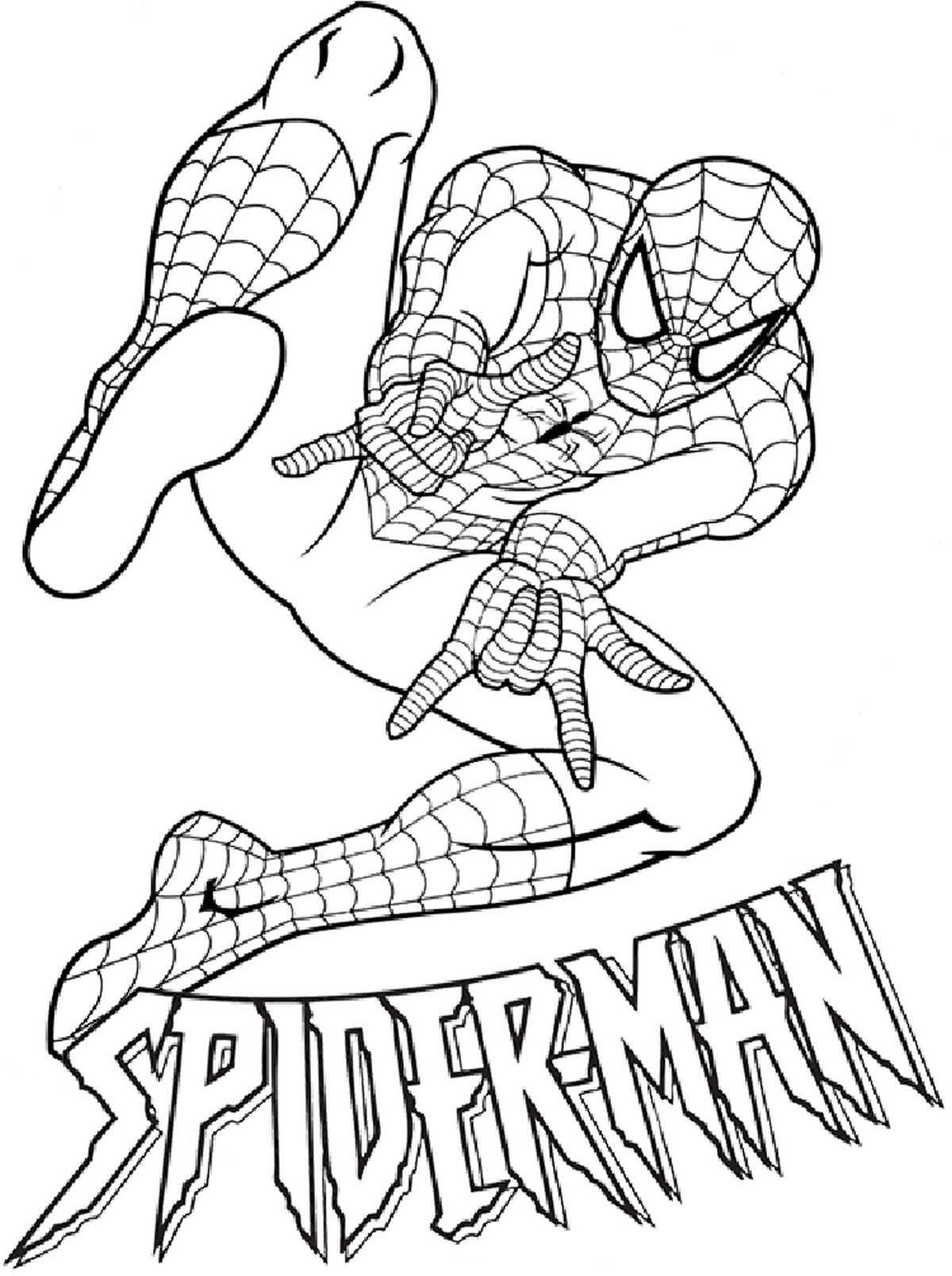 Tranh tô màu siêu nhân