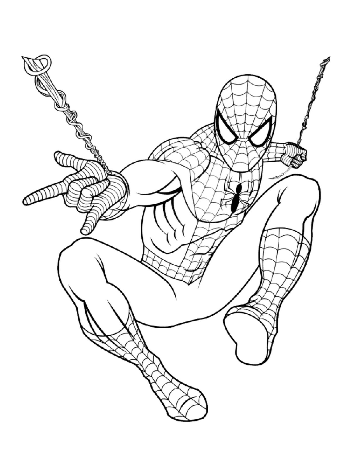 Tranh tô màu siêu nhân