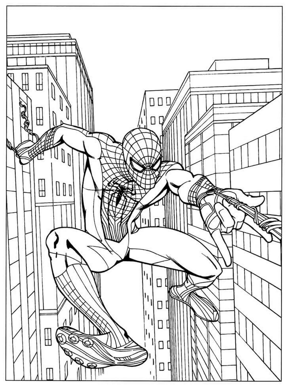 Tranh tô màu siêu nhân