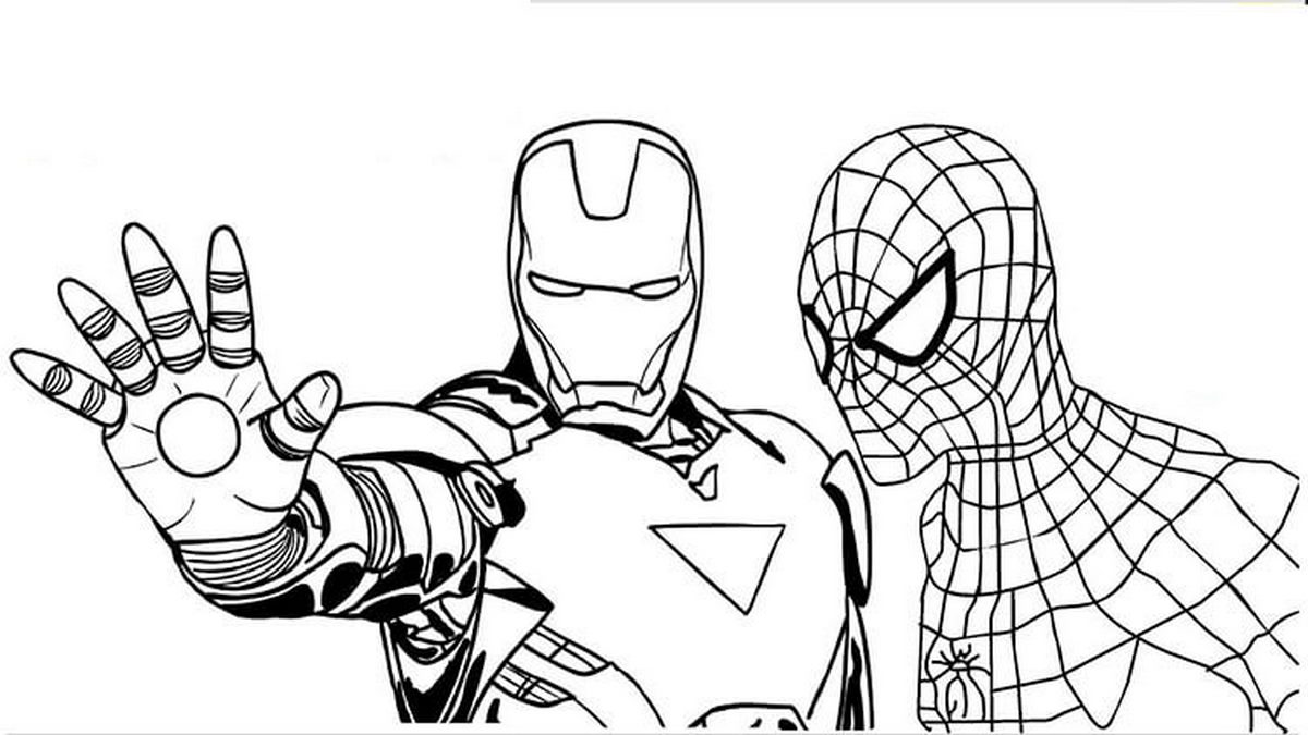 Tranh tô màu siêu nhân