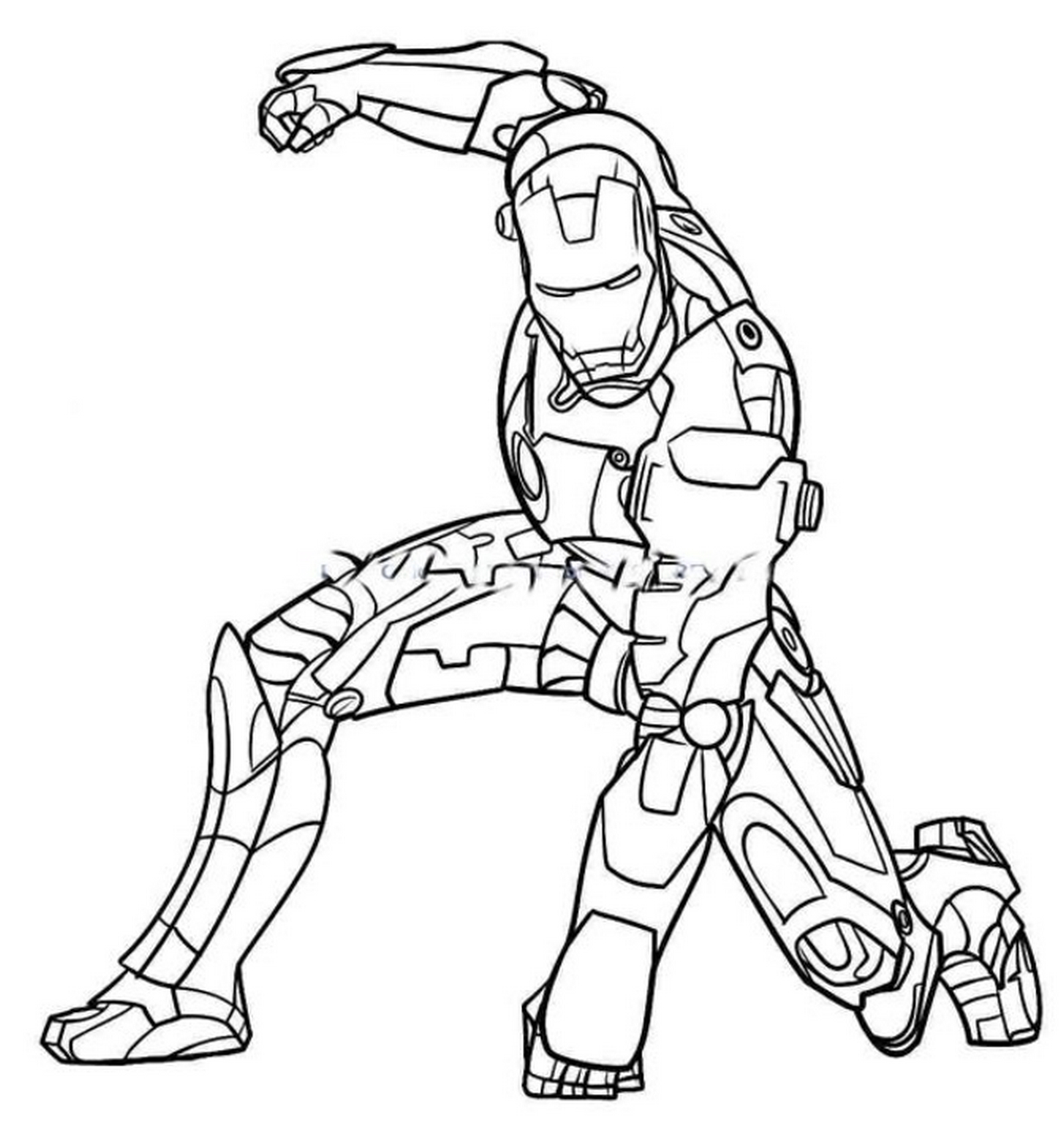 Tranh tô màu siêu nhân