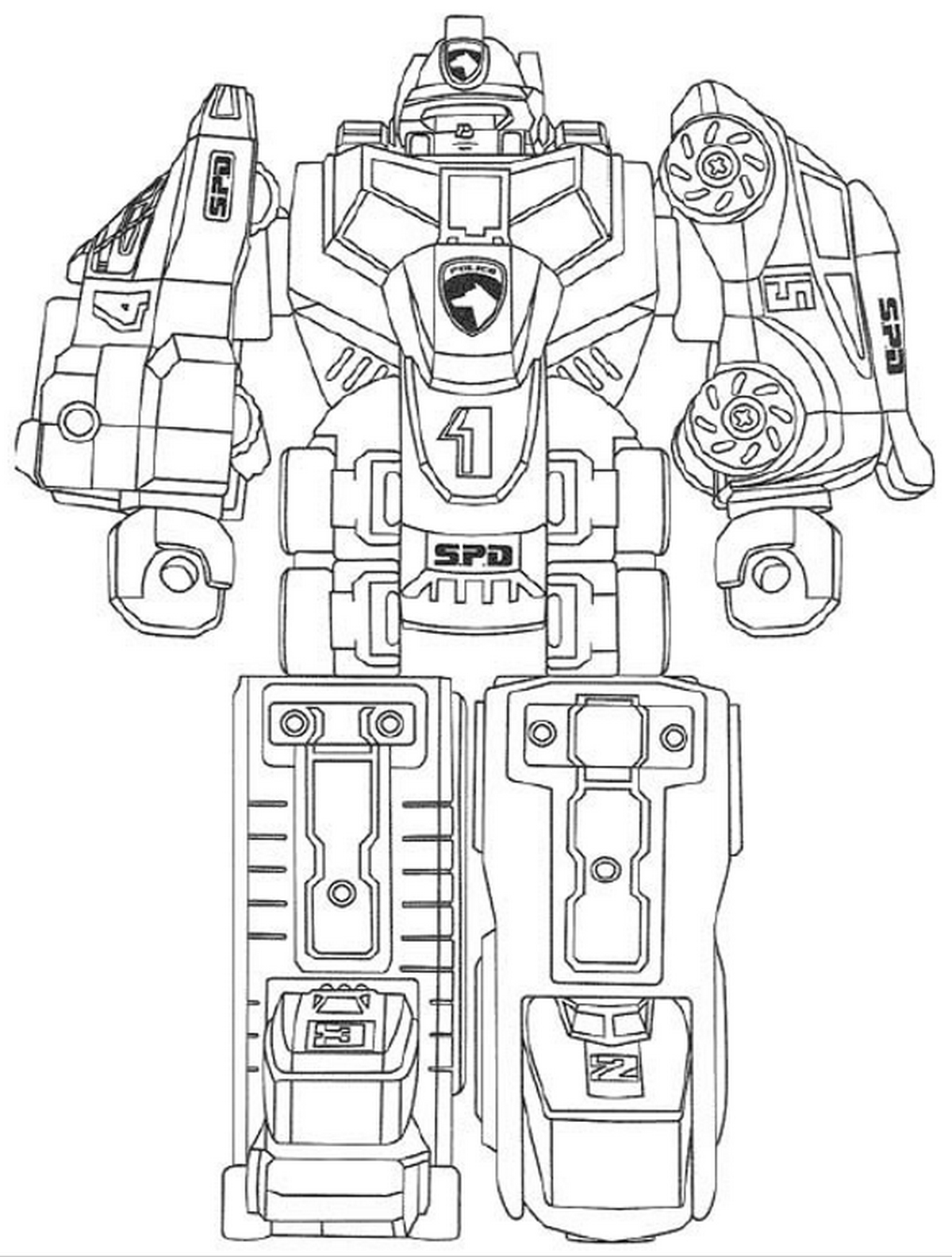 Tranh tô màu siêu nhân