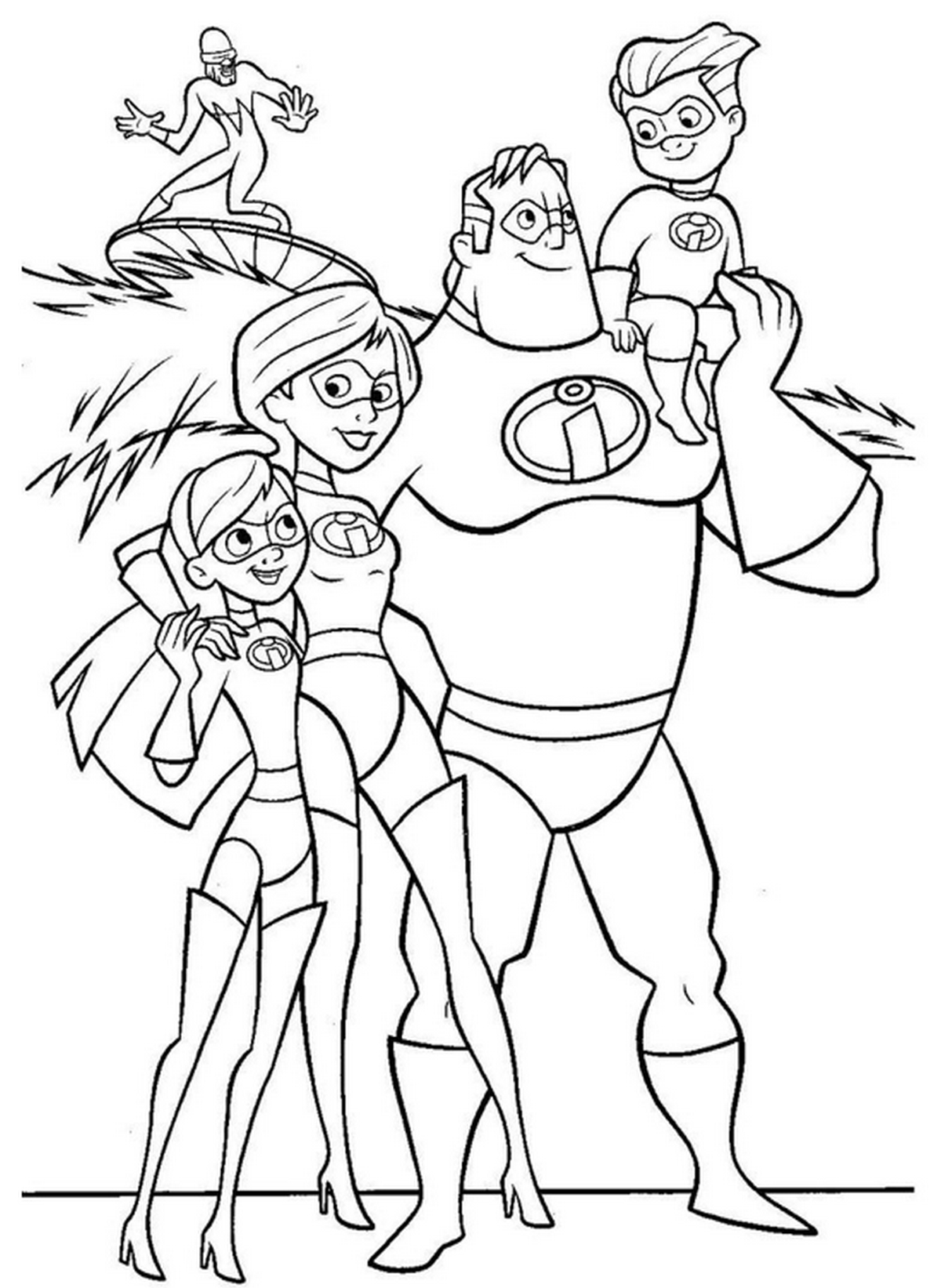 Tranh tô màu siêu nhân