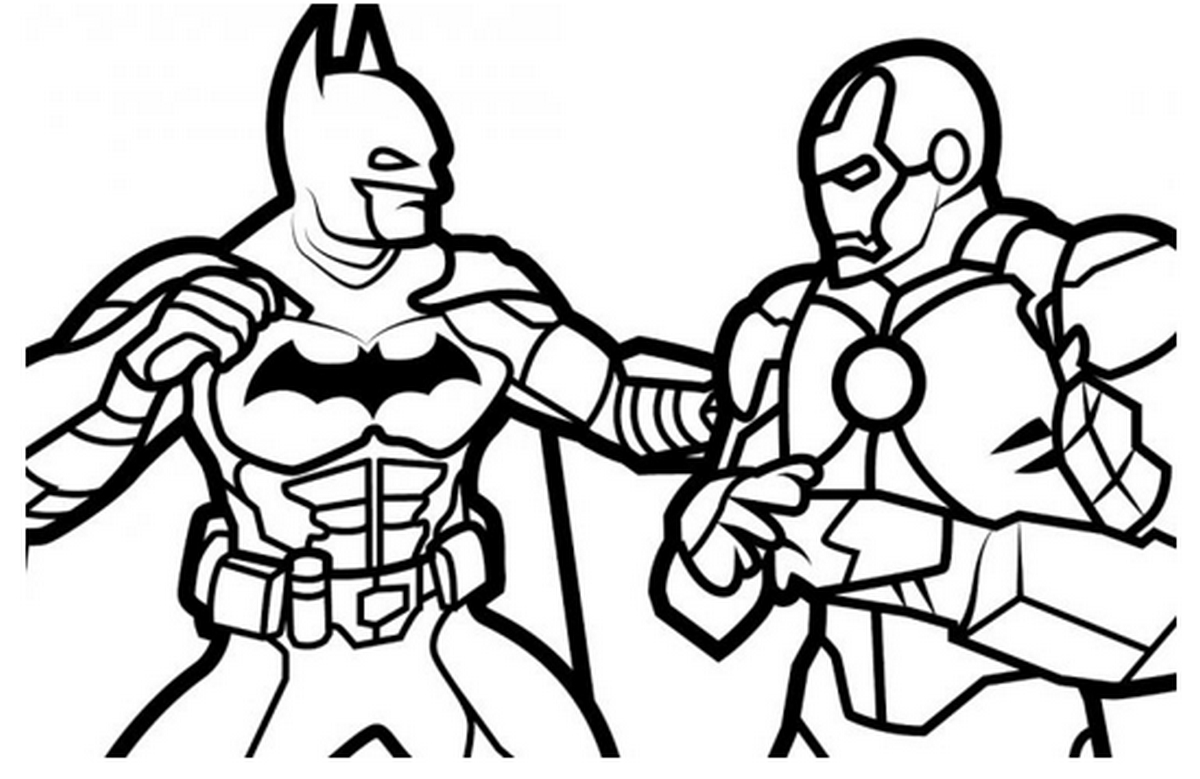 Tranh tô màu siêu nhân