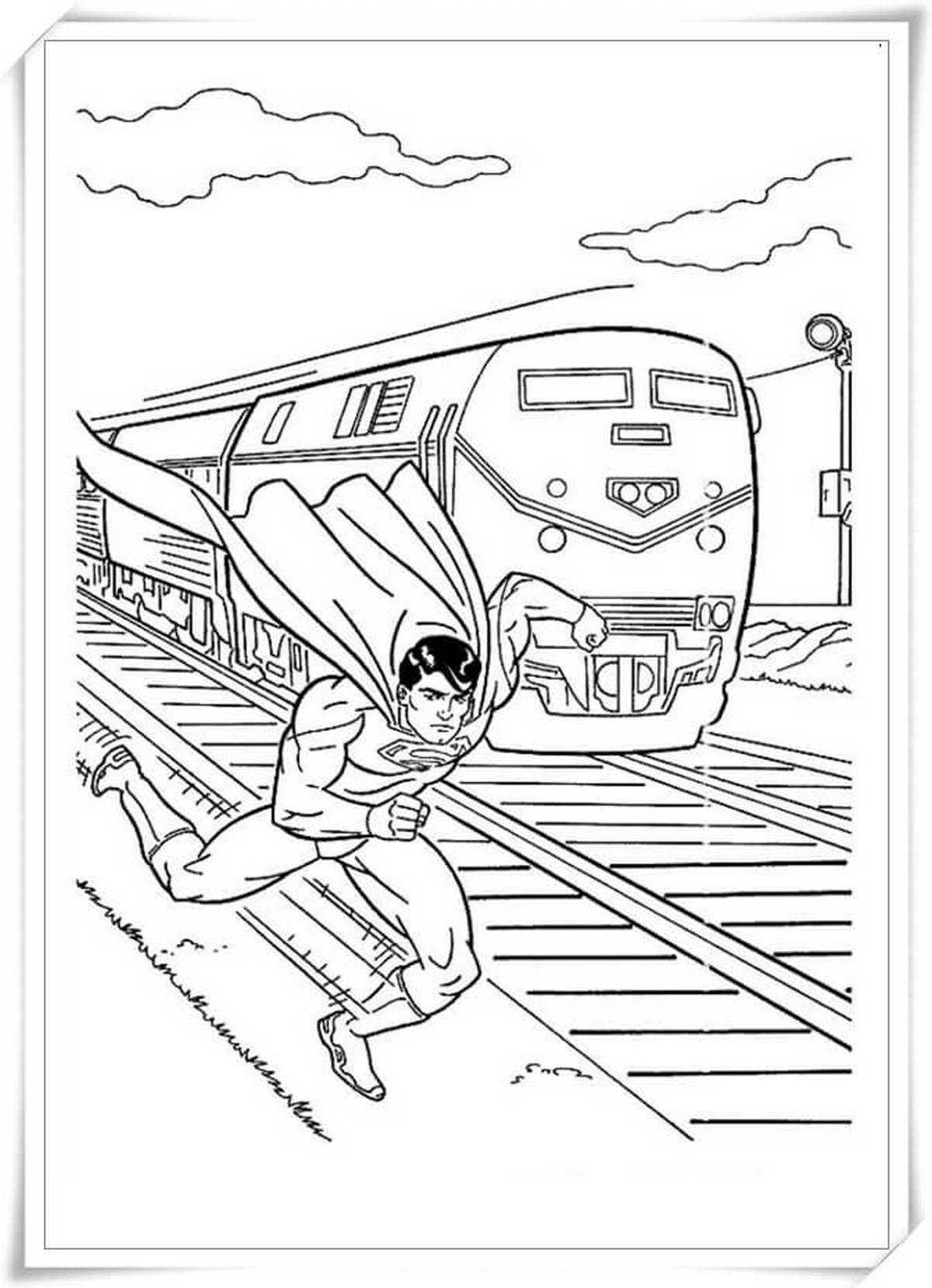 Tranh tô màu siêu nhân