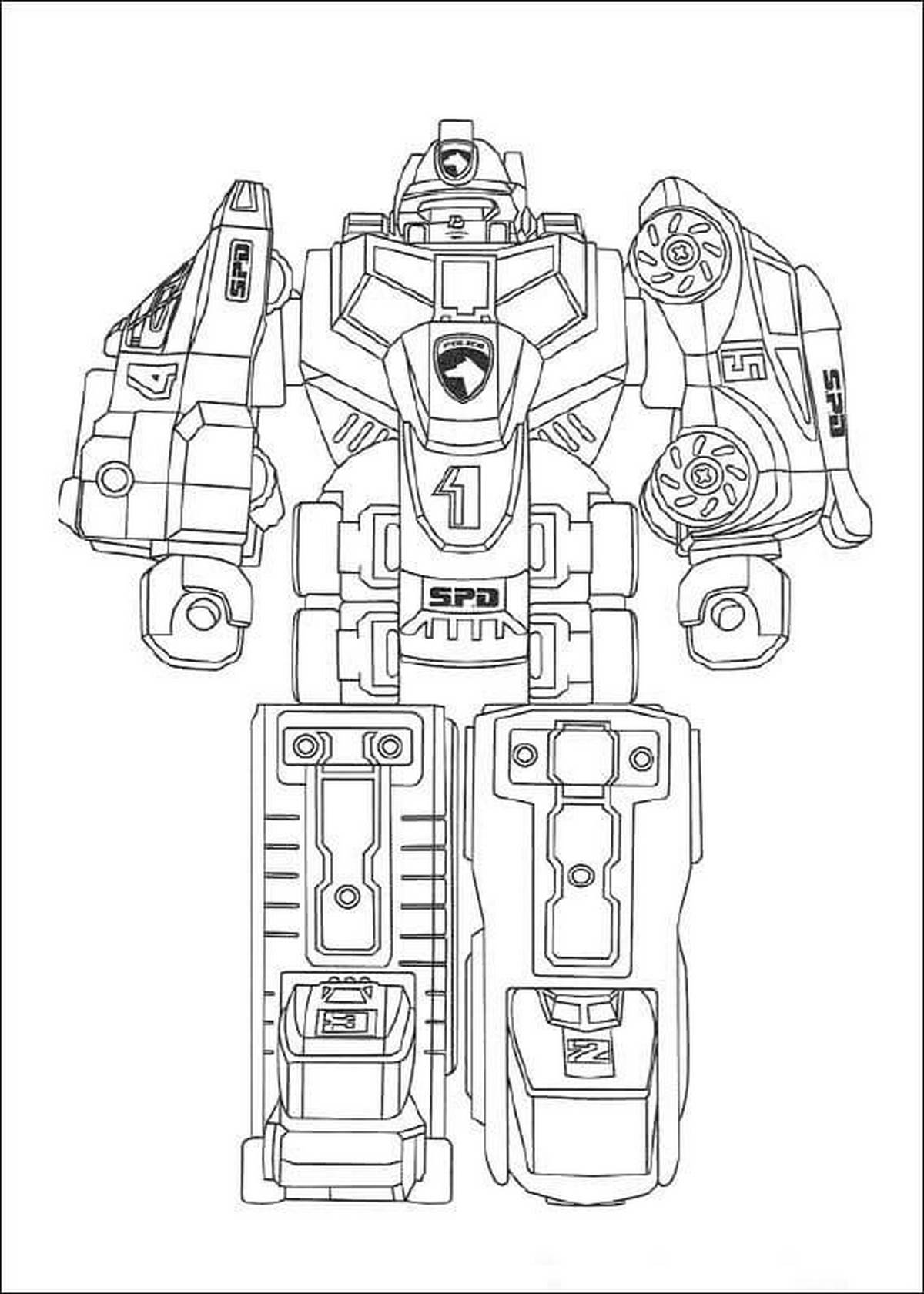 Tranh tô màu siêu nhân