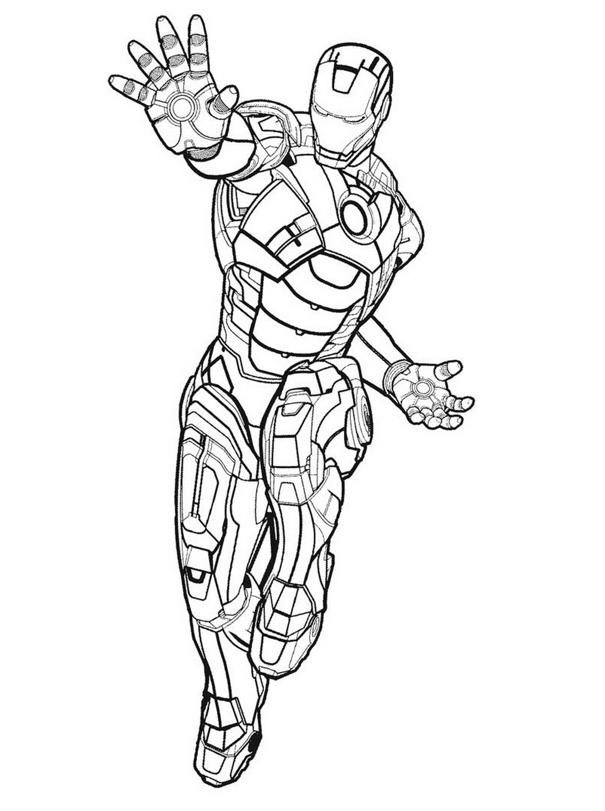 Tranh tô màu siêu nhân