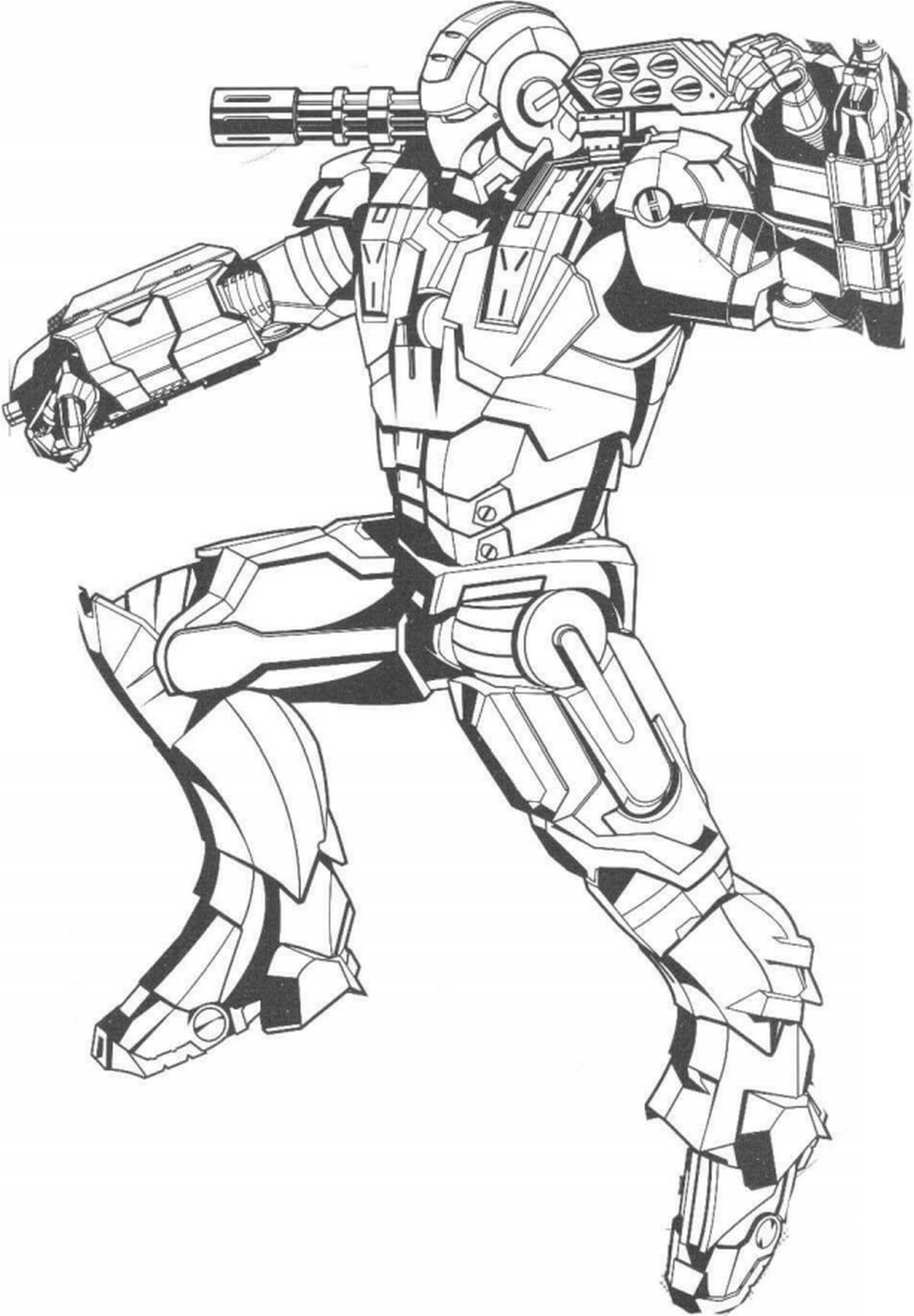 Tranh tô màu siêu nhân