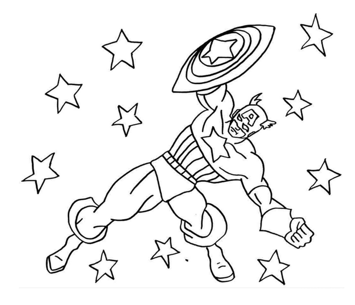 Tranh tô màu siêu nhân