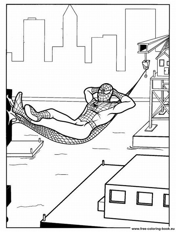 Tranh tô màu Spider Man 4