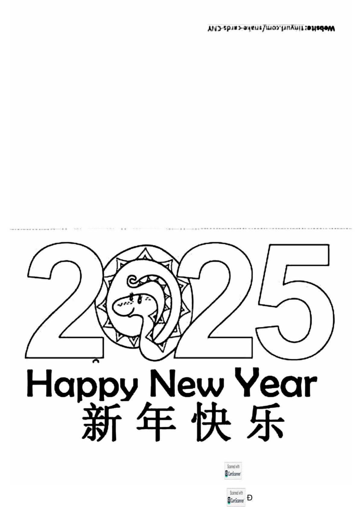 Tranh tô màu Tết 2025 số 13 Tranh tô màu Tết 2025 số 13