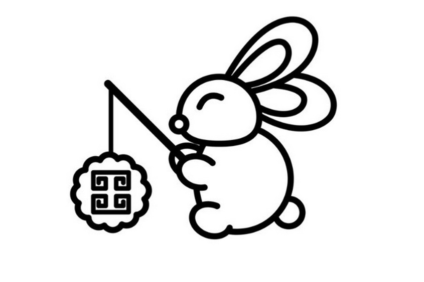 Tranh tô màu rước đèn trung thu - 10