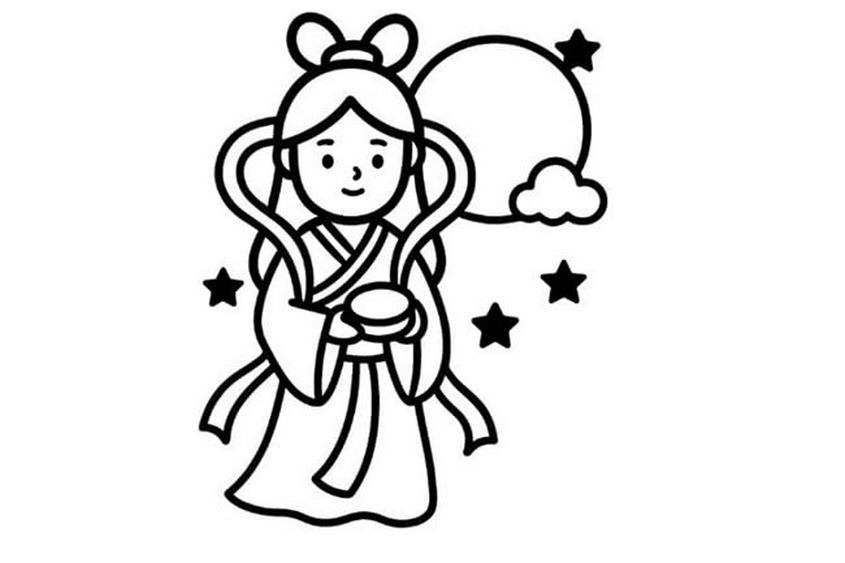 Tranh tô màu Tết trung thu - 28