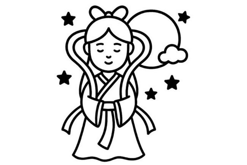 Tranh tô màu Tết trung thu - 31