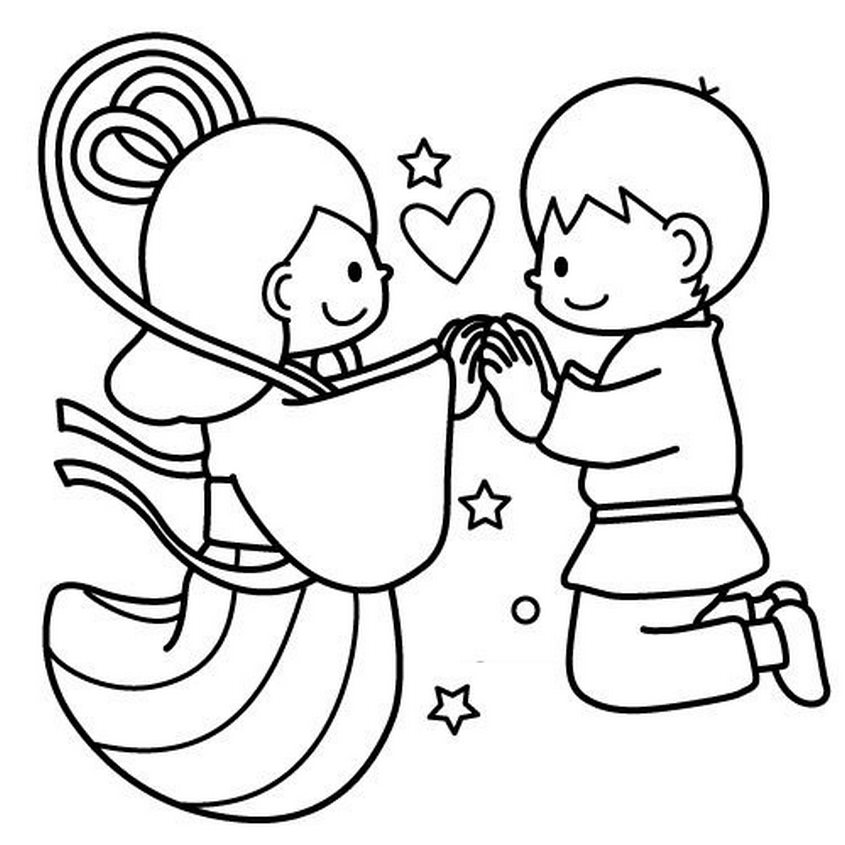 Tranh tô màu Tết trung thu - 36