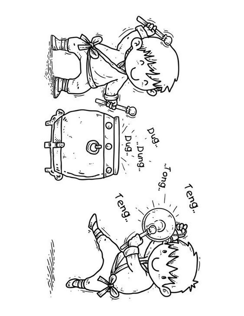 Tranh tô màu Tết trung thu - 40