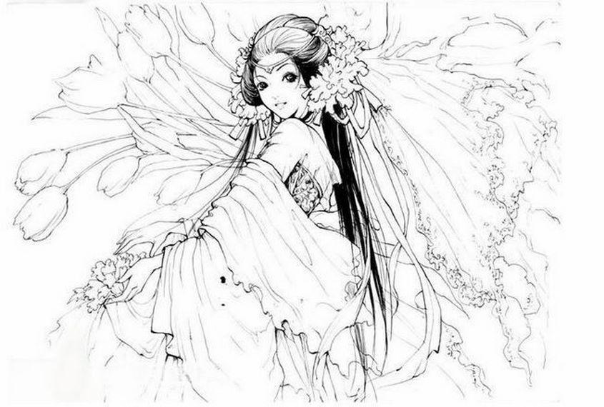 Tranh tô màu Tết trung thu - 44