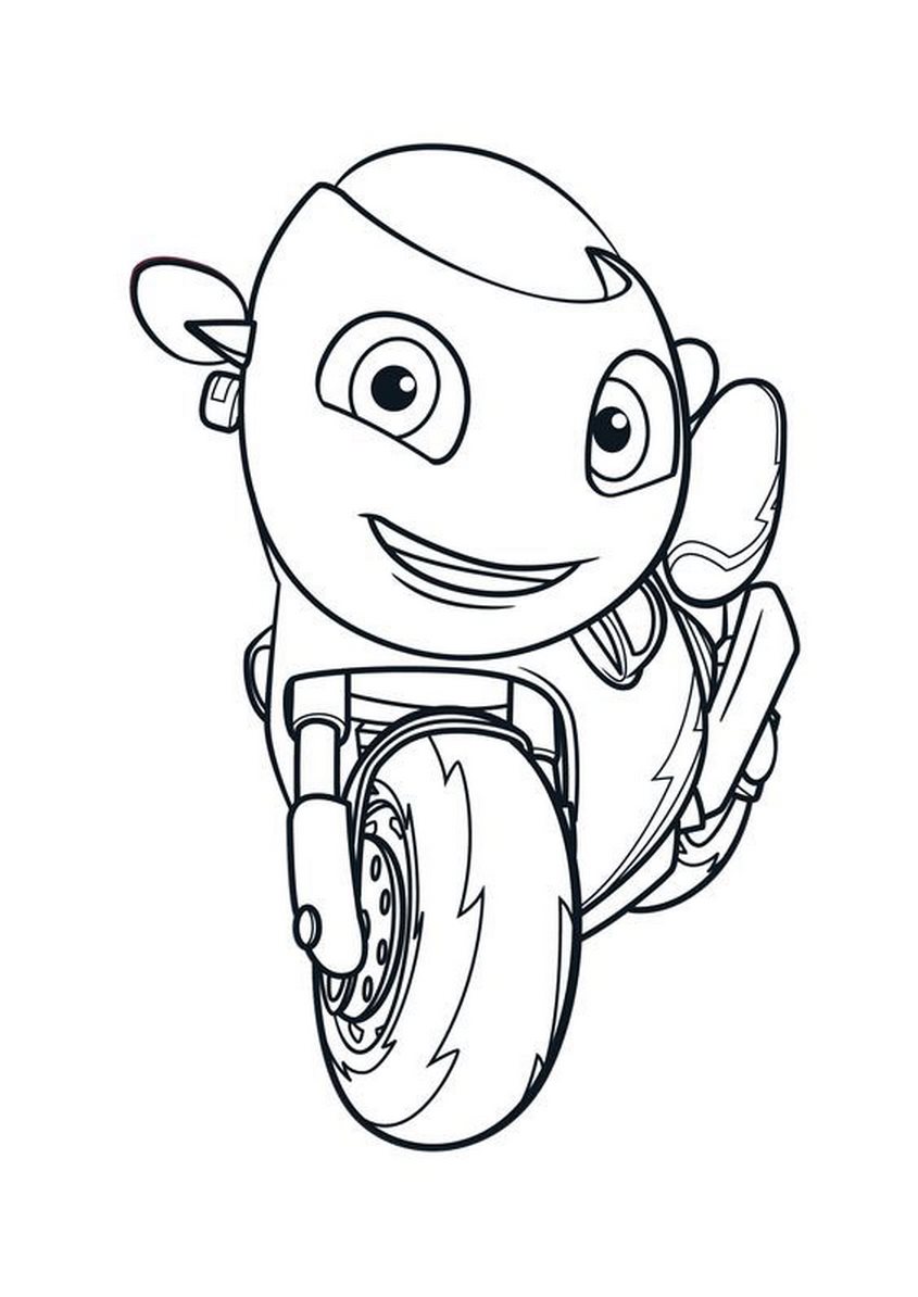 Tranh tô màu xe máy - 39 Tranh tô màu xe máy - 39