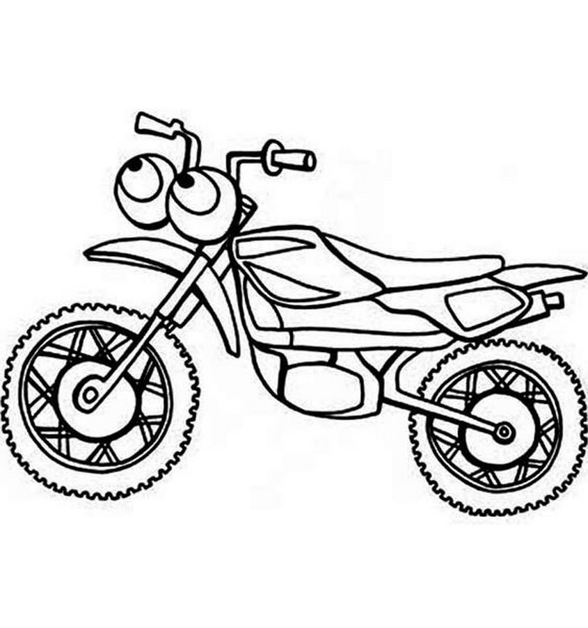 Tranh tô màu xe máy mô tô - 3 Tranh tô màu xe máy mô tô - 3
