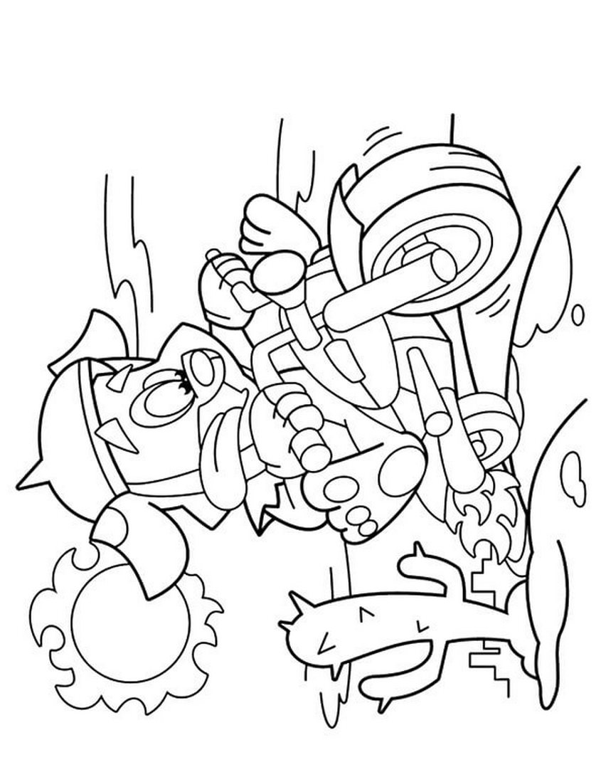 Tranh tô màu xe máy - 20 Tranh tô màu xe máy - 20